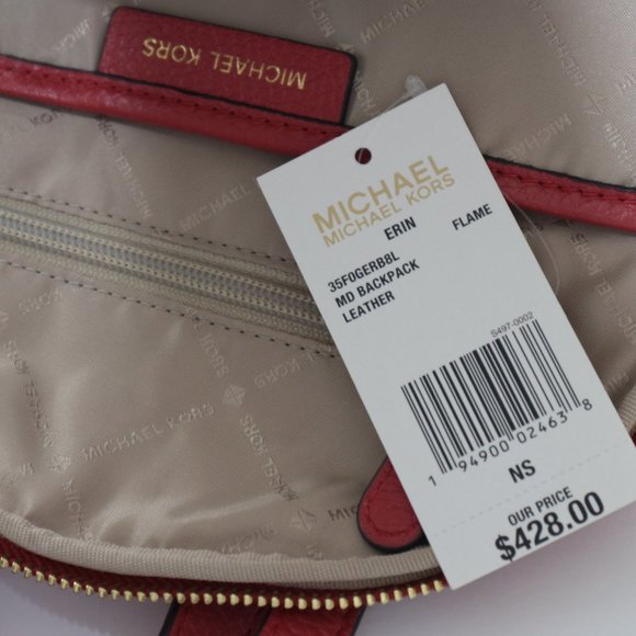 Michael Kors Erin M Backpack Flame main image 6